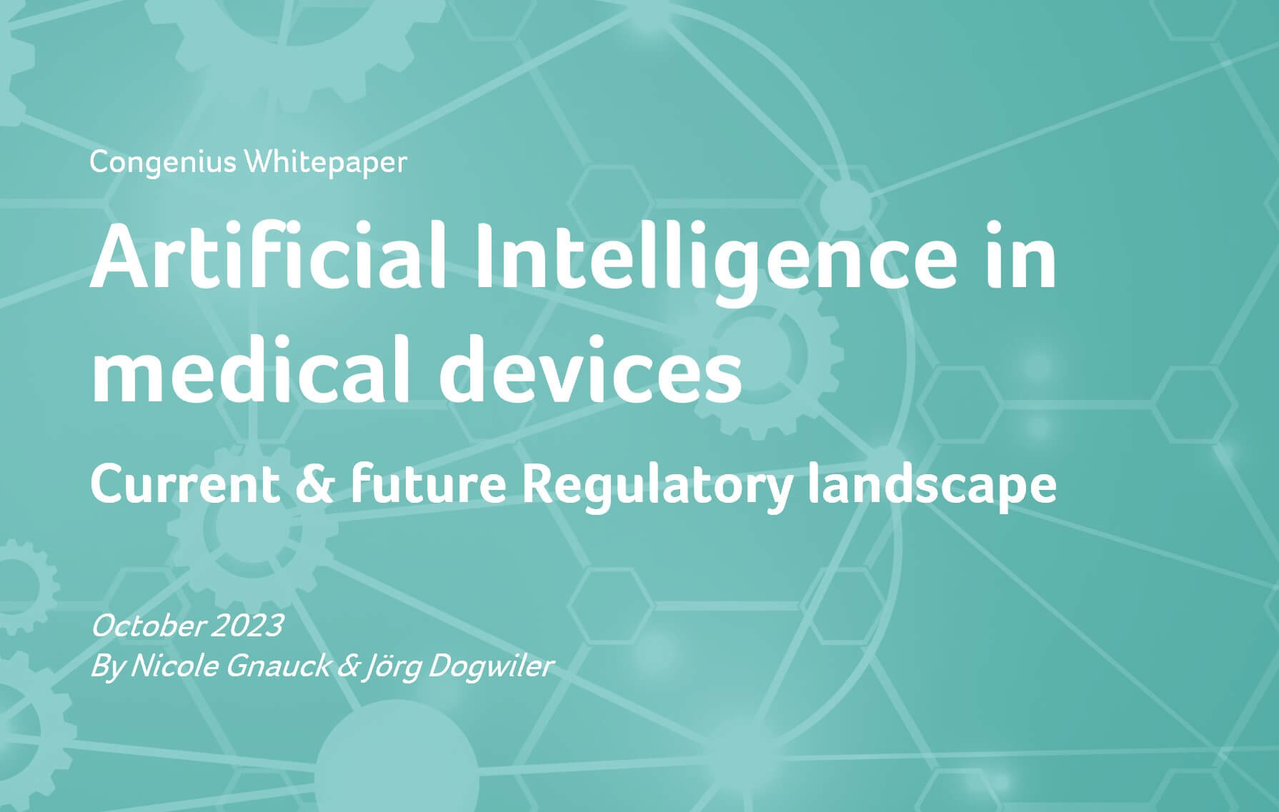 Artificial Intelligence in medical devices